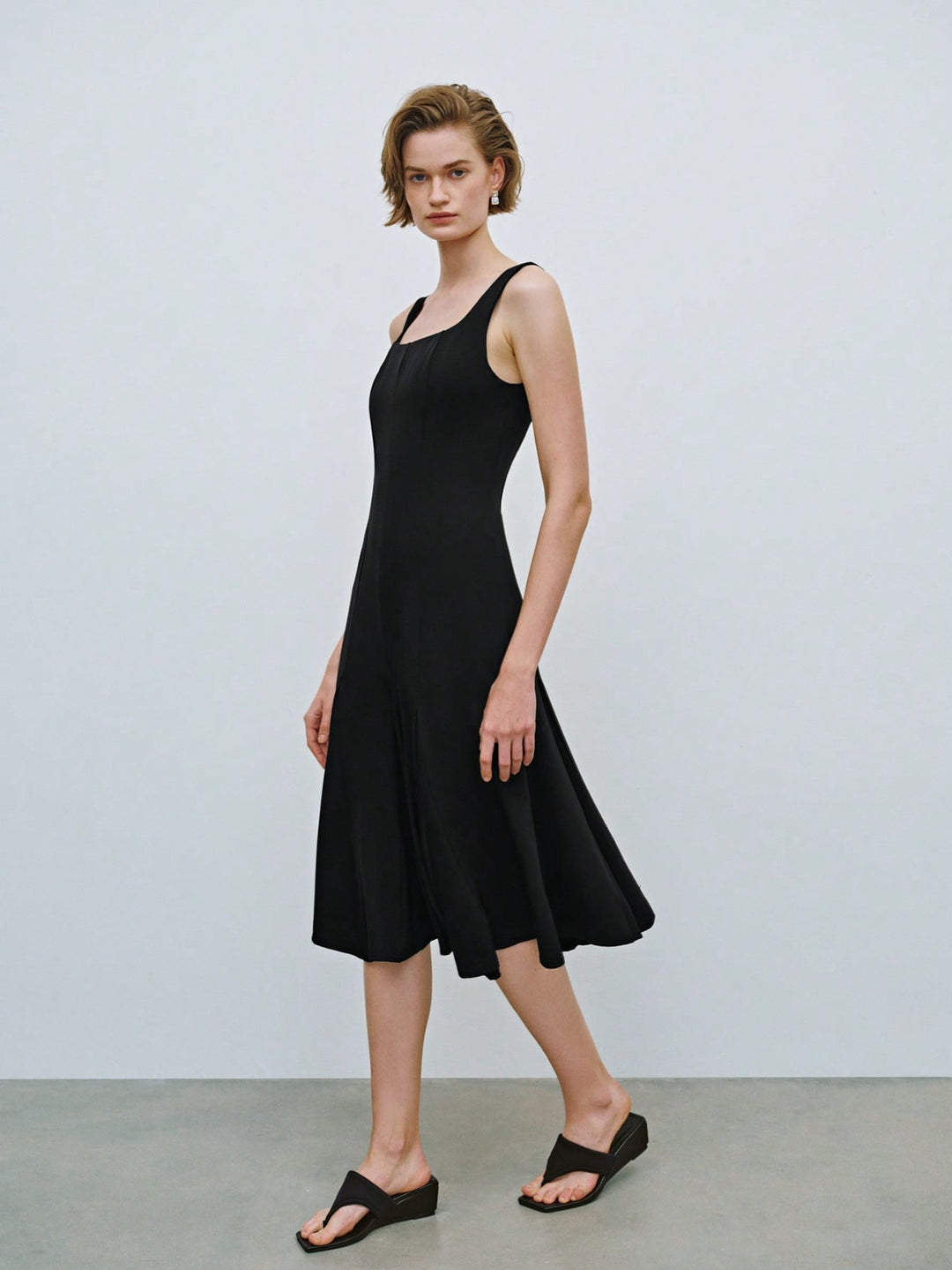Rochie midi SHEIN, negru