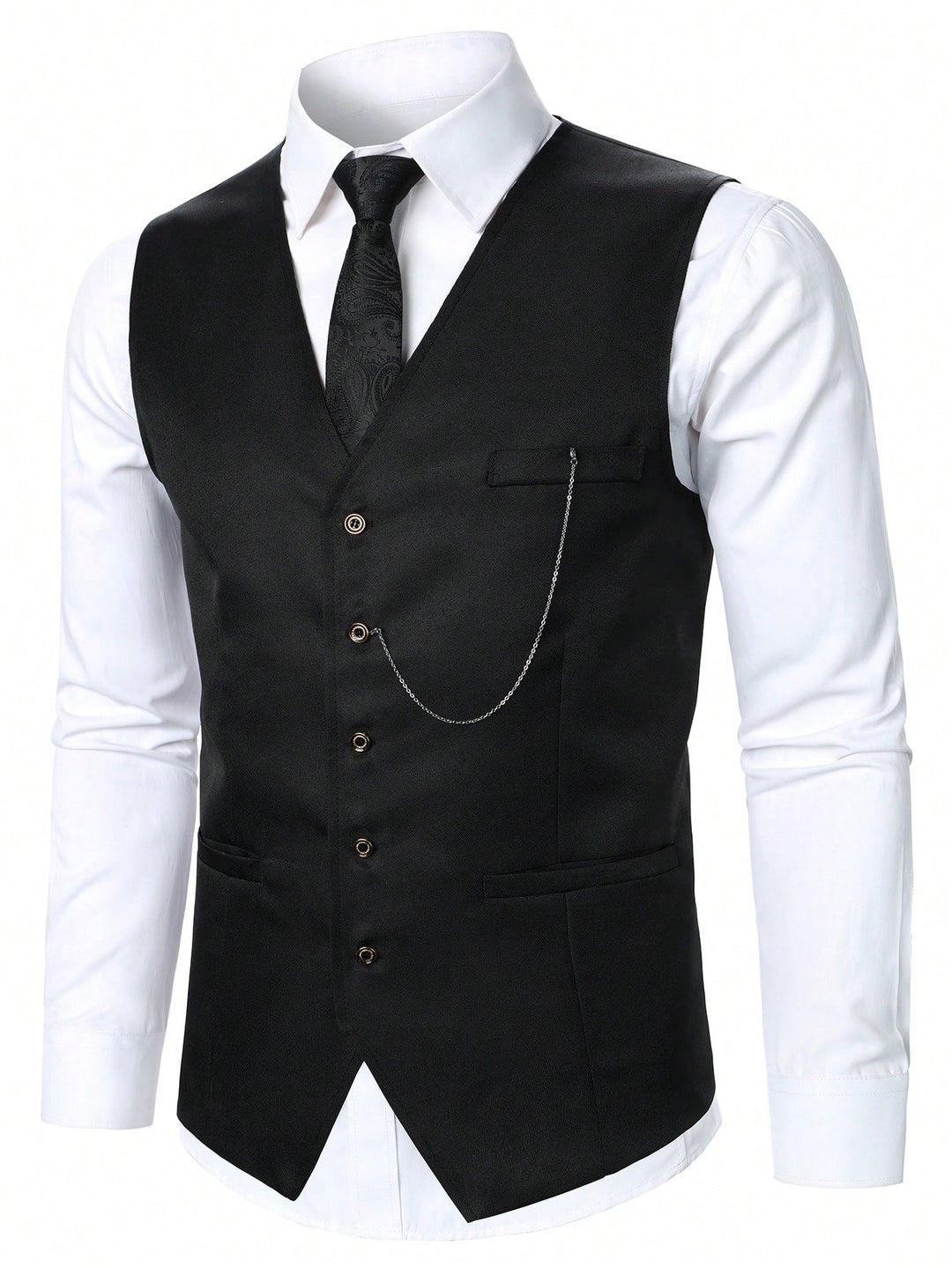 Vestă SHEIN, negru