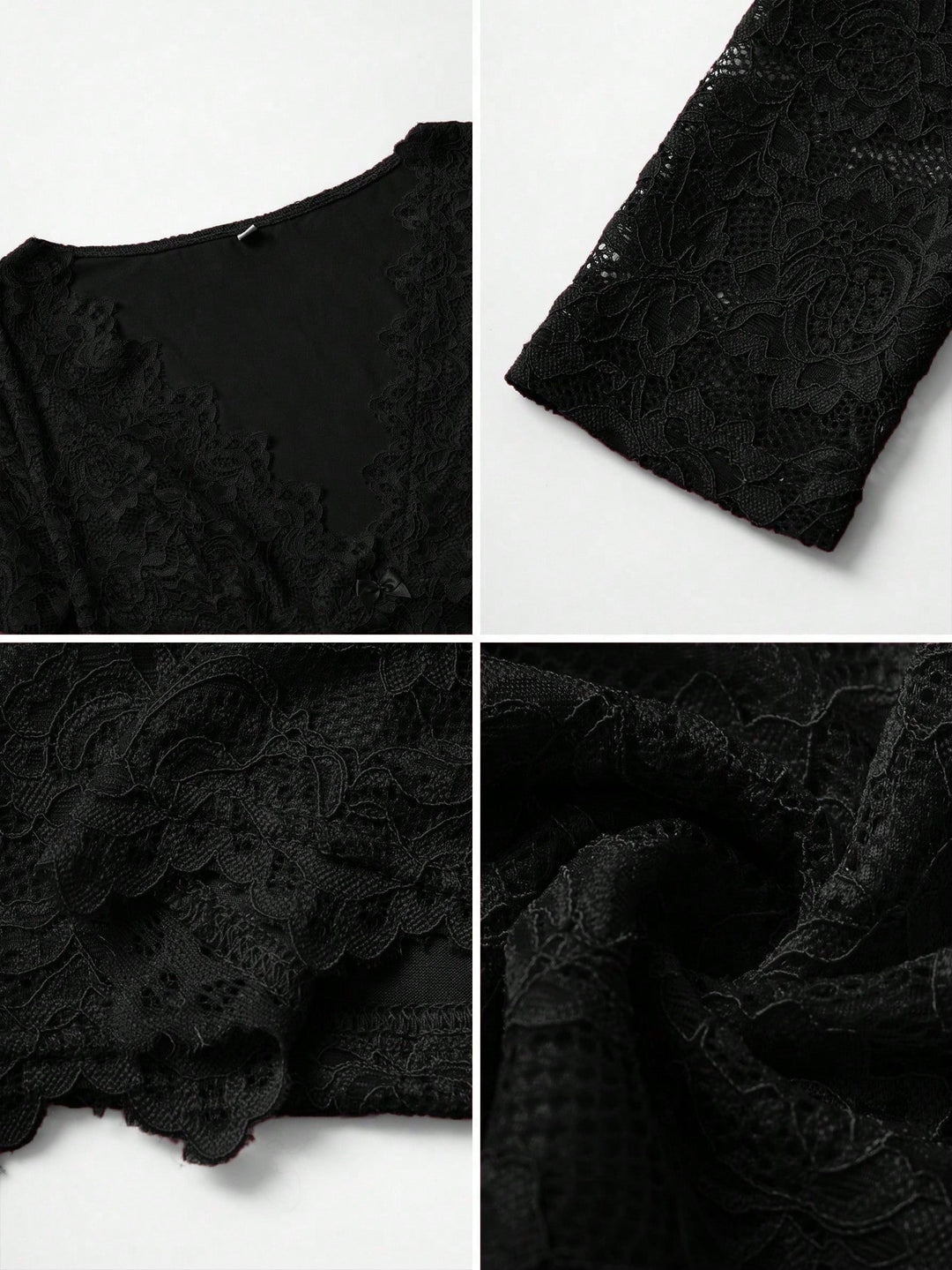 Top SHEIN, negru