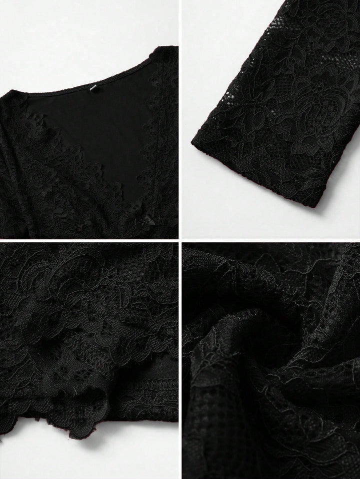 Top SHEIN, negru
