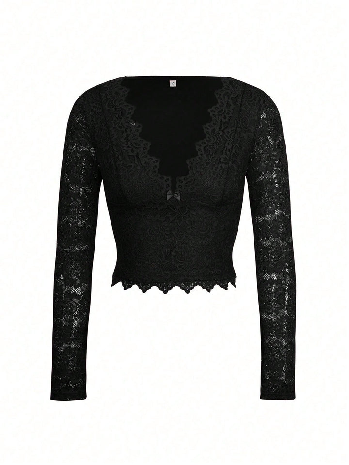 Top SHEIN, negru
