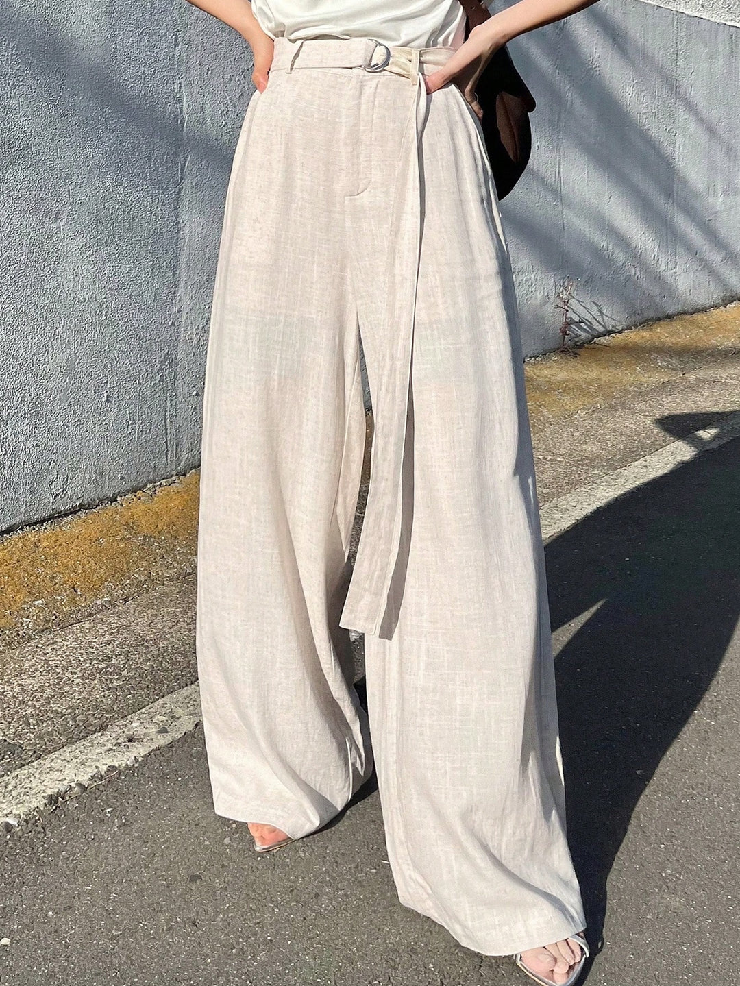 Pantaloni SHEIN, portocaliu