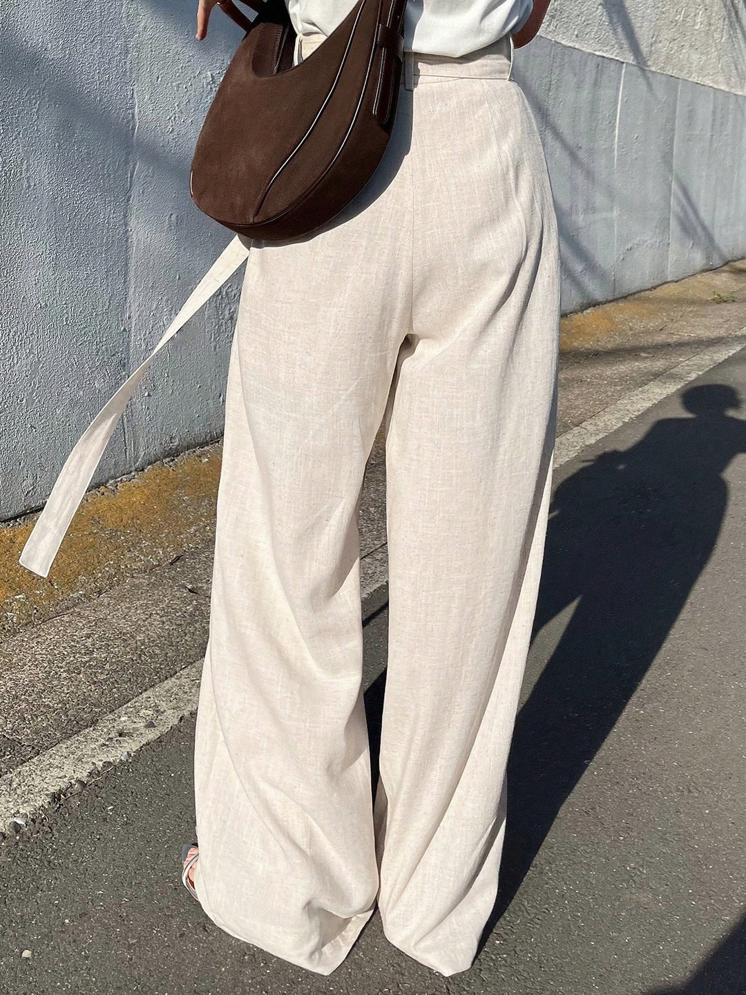 Pantaloni SHEIN, portocaliu