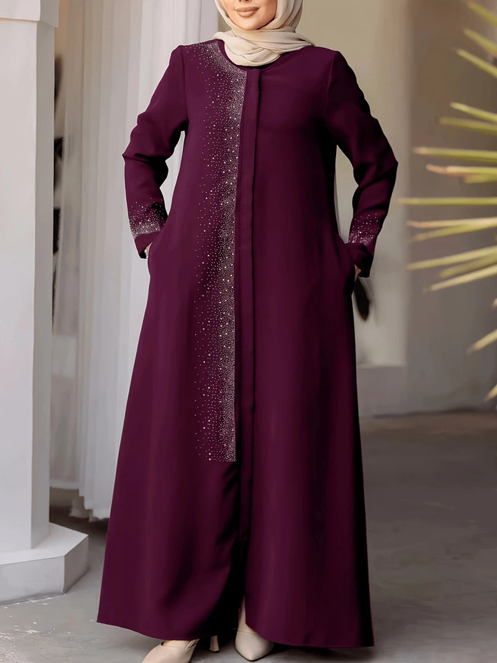Rochie maxi SHEIN, vișiniu