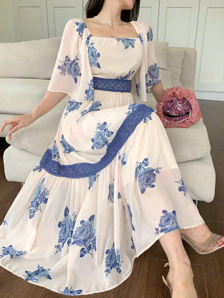 Rochie midi SHEIN, mix culori
