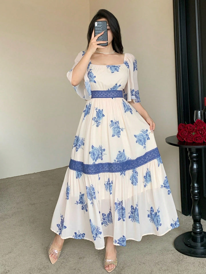 Rochie maxi SHEIN, alb