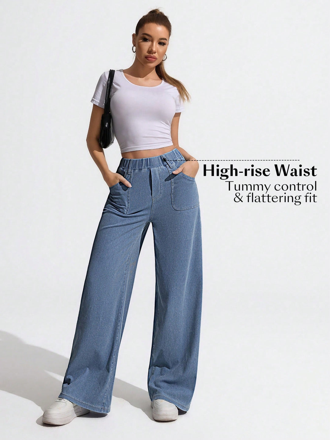 Jeans SHEIN, albastru