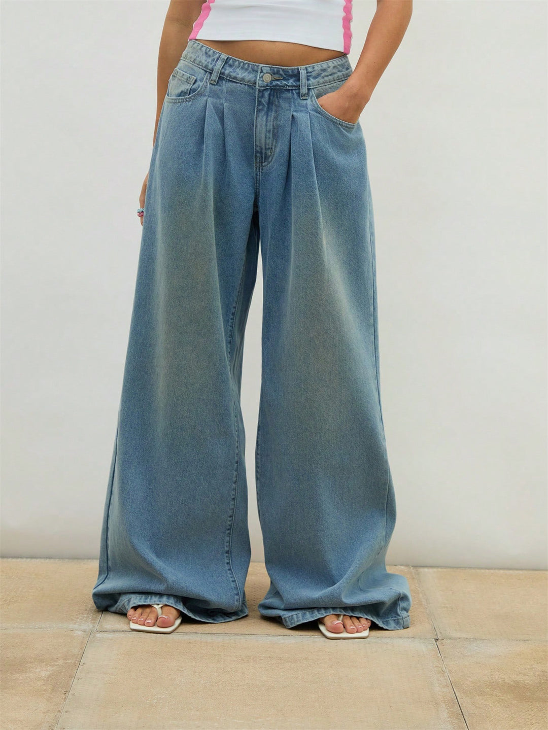 Jeans SHEIN, albastru