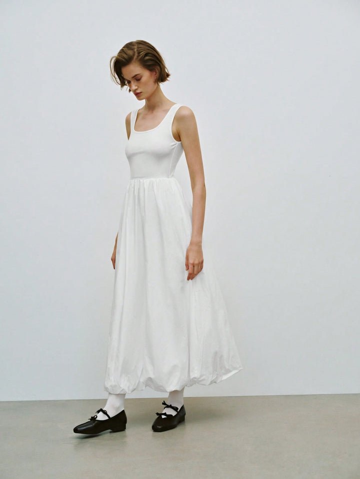 SHEIN maxi ruha, fehér