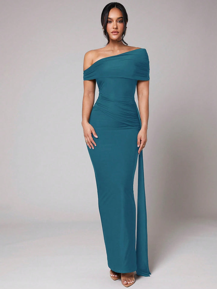 Rochie maxi SHEIN, turcoaz