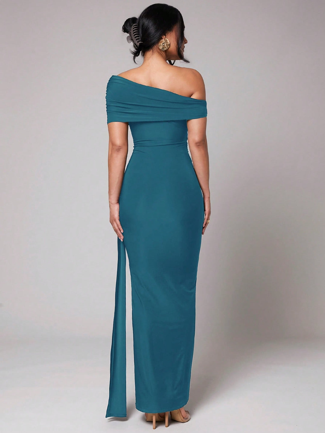Rochie maxi SHEIN, turcoaz