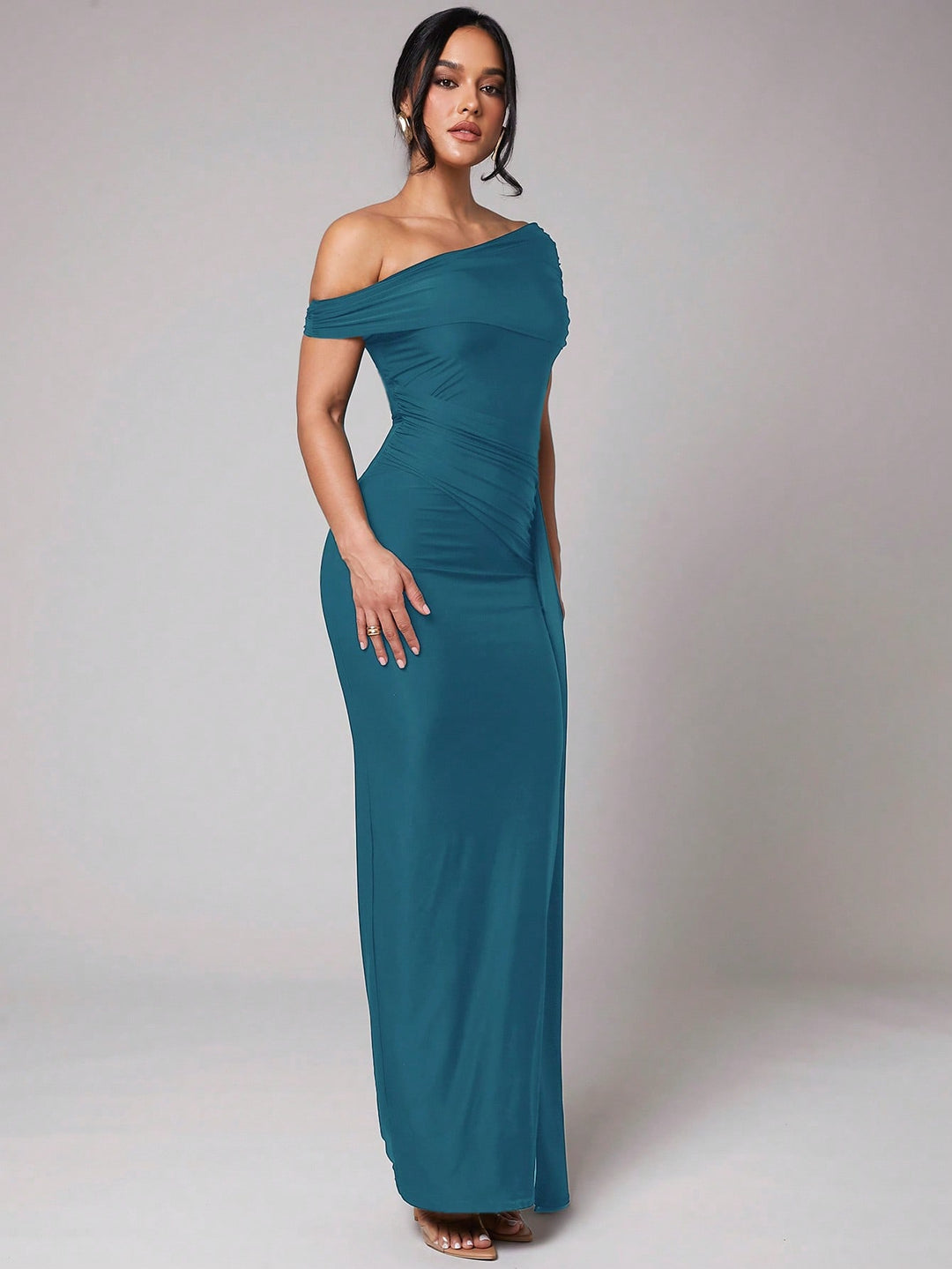 Rochie maxi SHEIN, turcoaz
