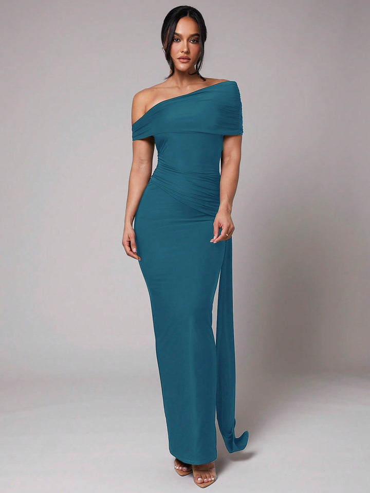 Rochie maxi SHEIN, turcoaz
