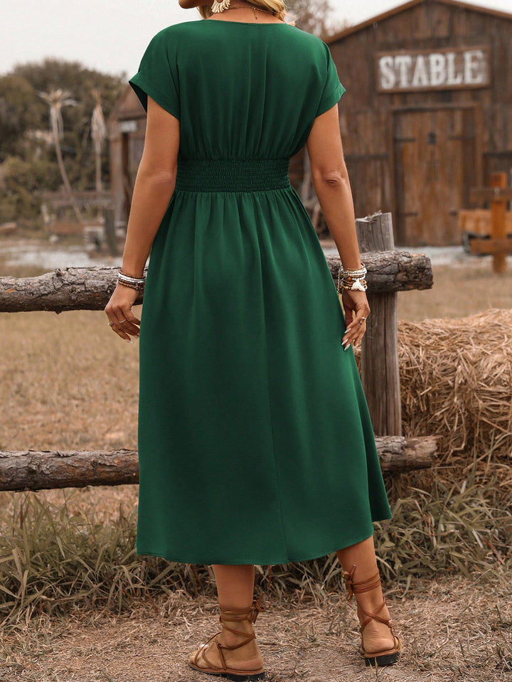 Rochie maxi SHEIN, verde