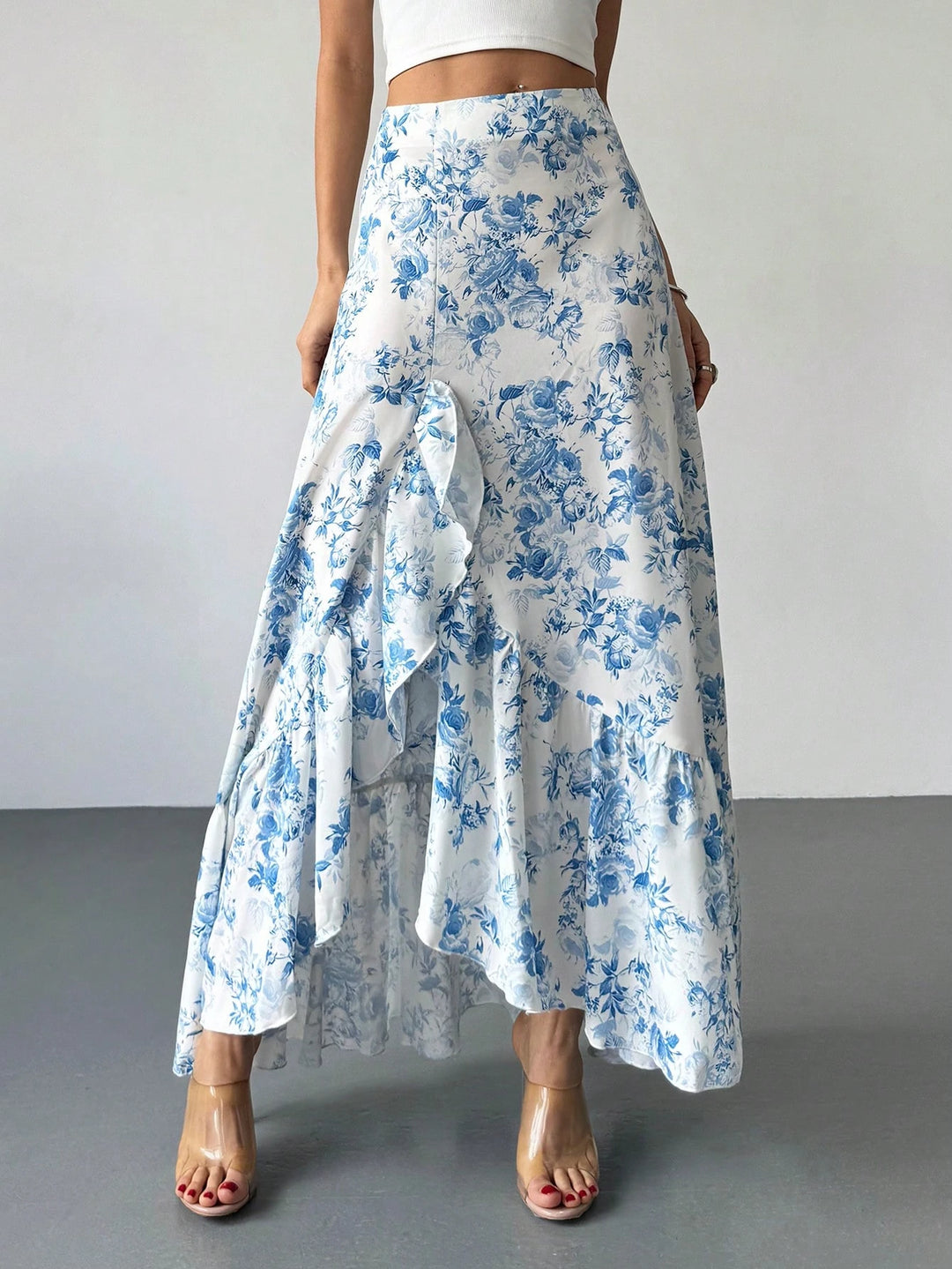 Fustă maxi Shein, mix culori