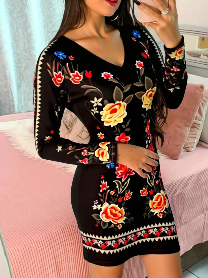 Rochie mini SHEIN , mix culori