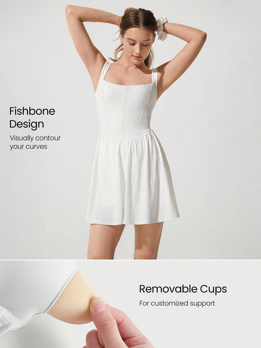 Rochie SHEIN, alb