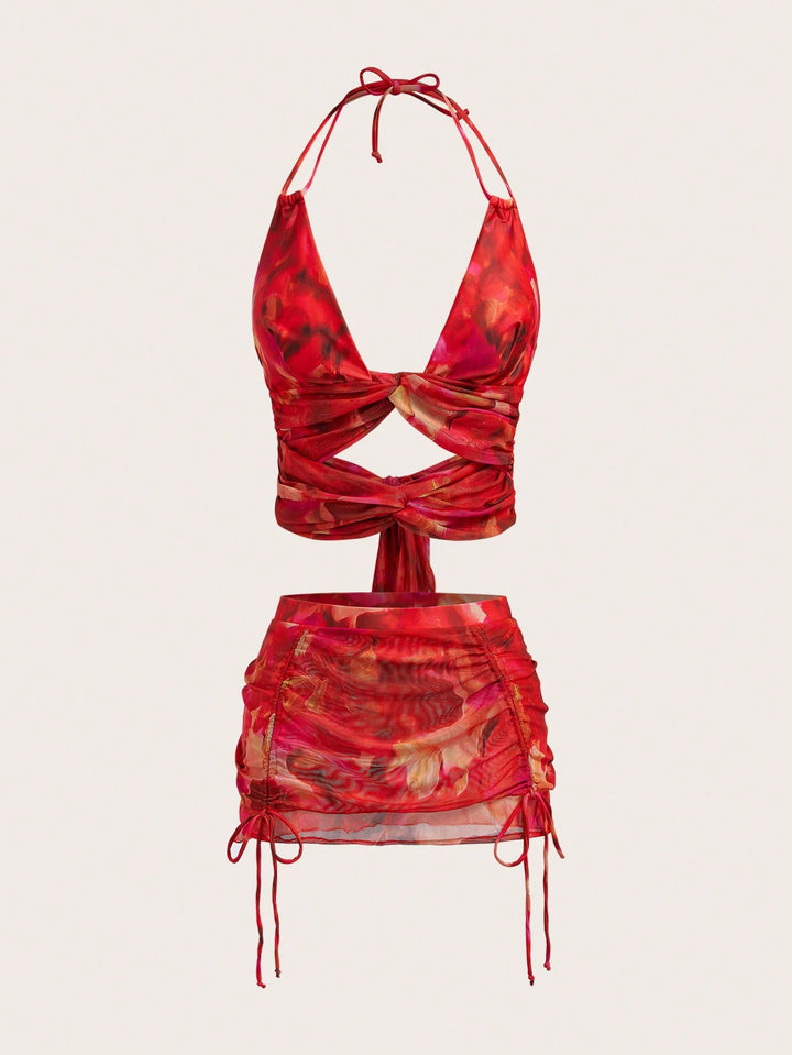 Set bikini SHEIN, mix culori