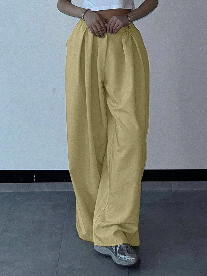 Pantaloni SHEIN, galben