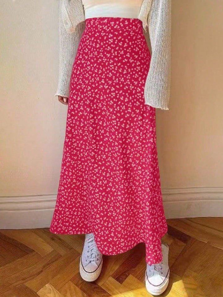 Fustă maxi SHEIN, roz