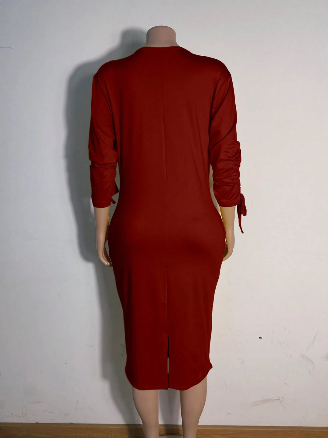 Rochie midi SHEIN, vișiniu
