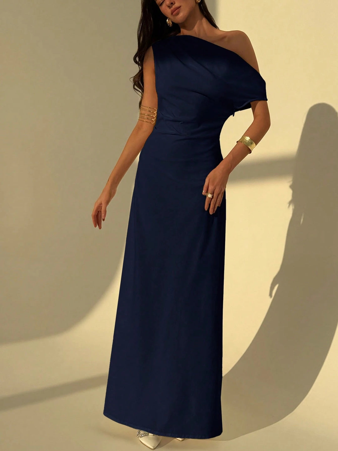 Rochie maxi SHEIN, bleumarin