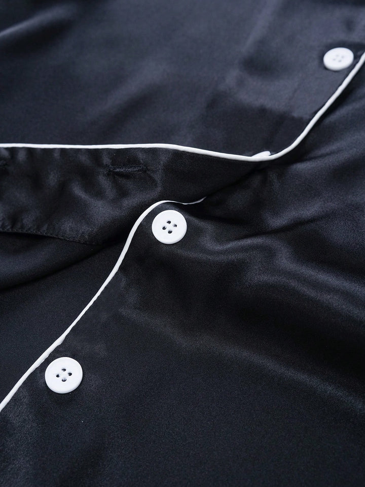 Set pijamale SHEIN, negru