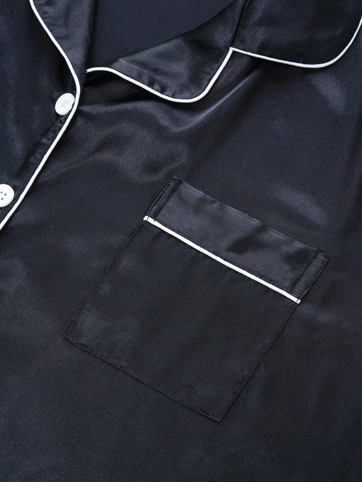 Set pijamale SHEIN, negru