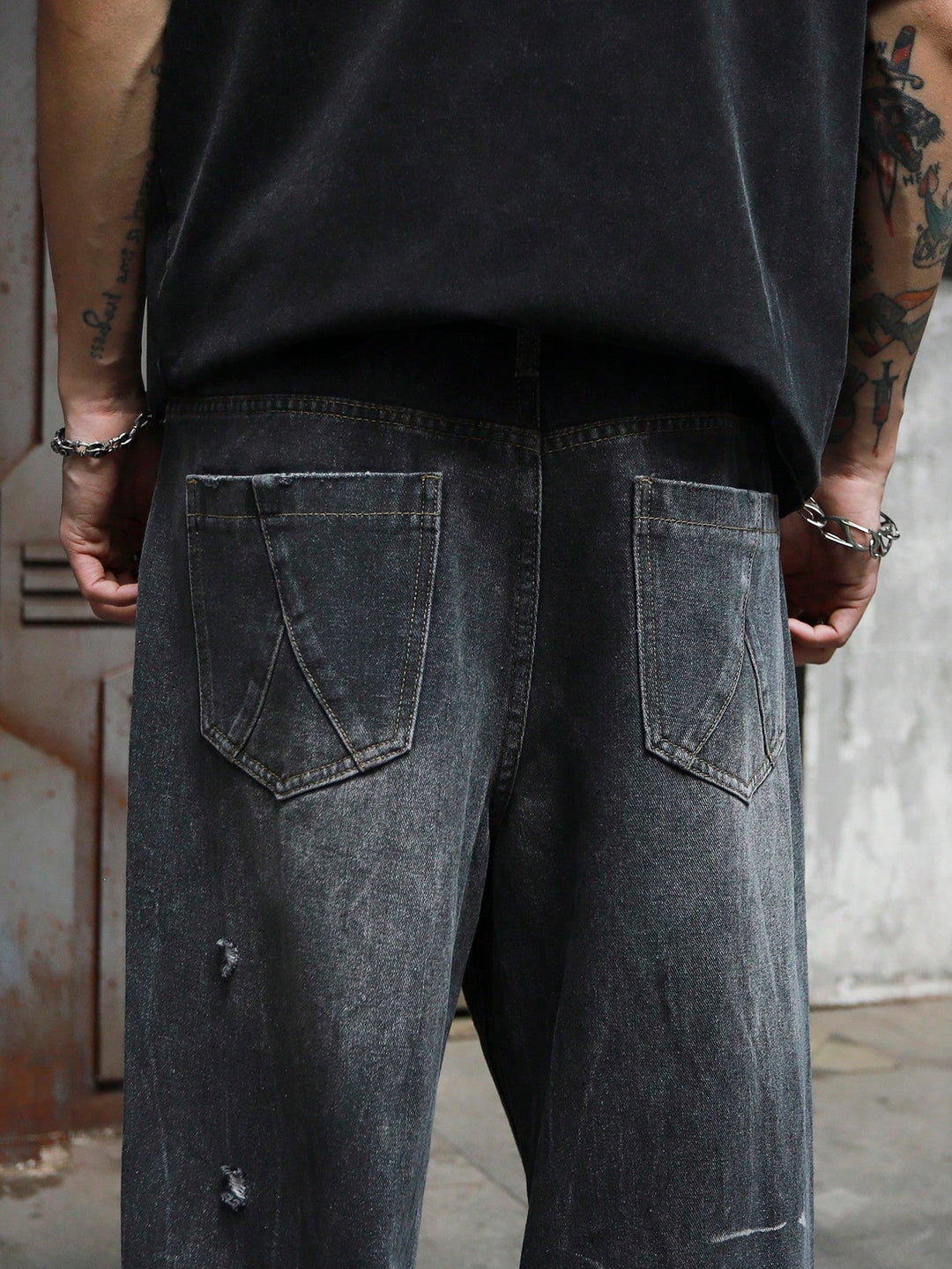 Jeans SHEIN, gri