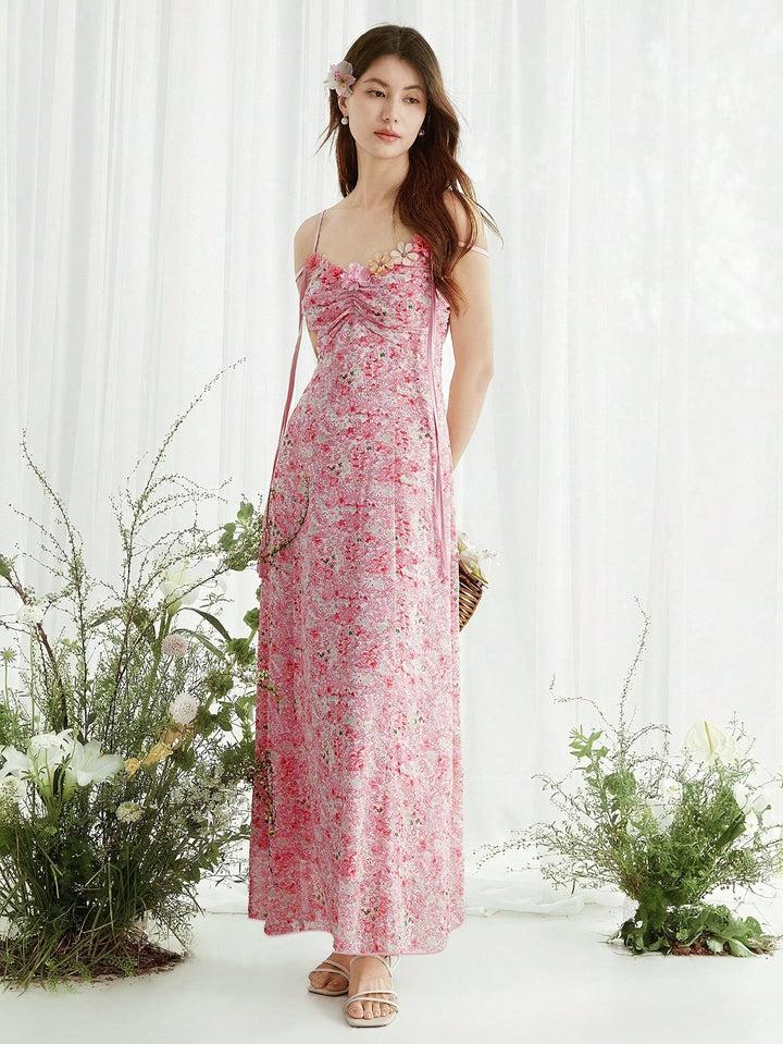 Rochie maxi SHEIN, roz