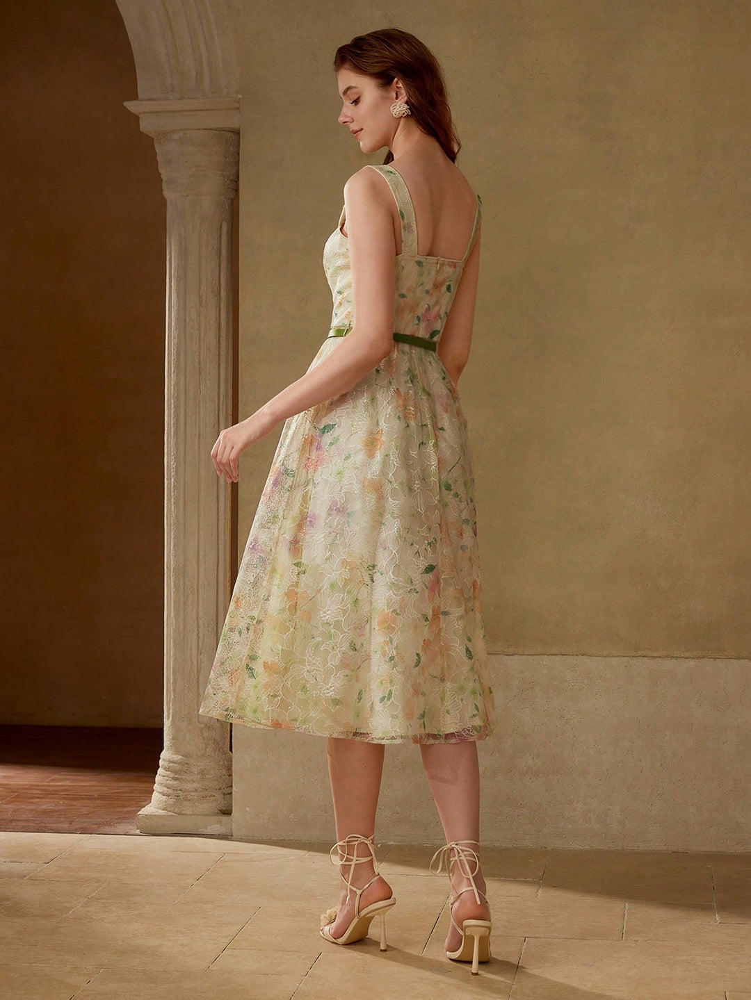 Rochie midi SHEIN, mix culori