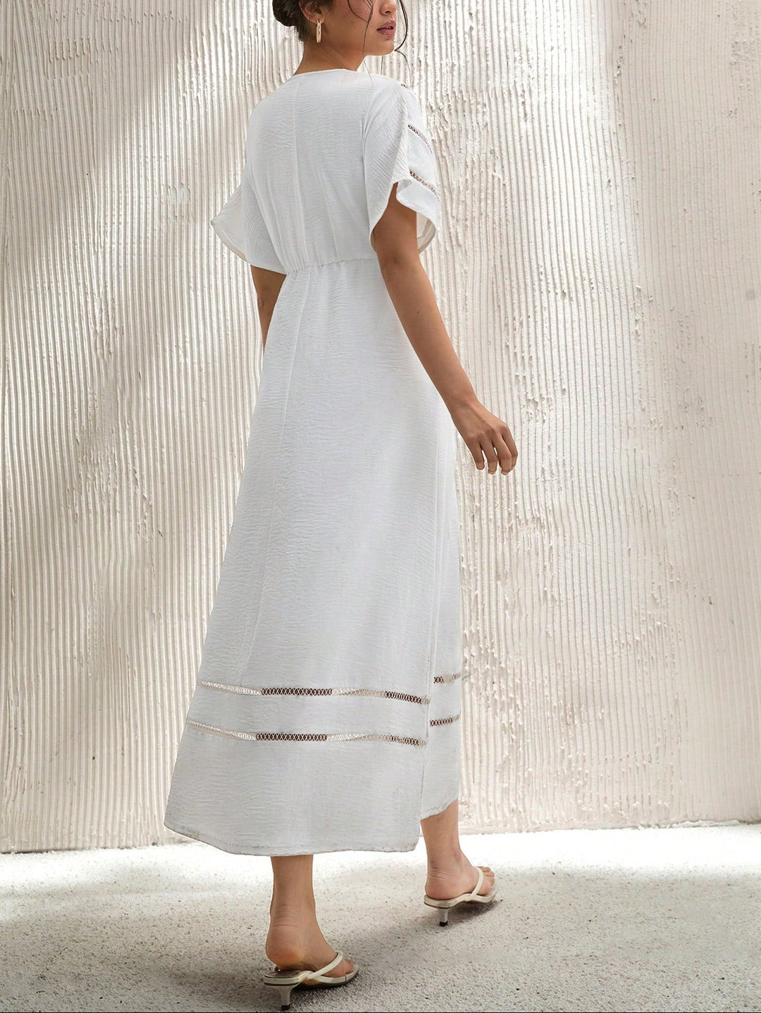 Rochie maxi Shein, alb