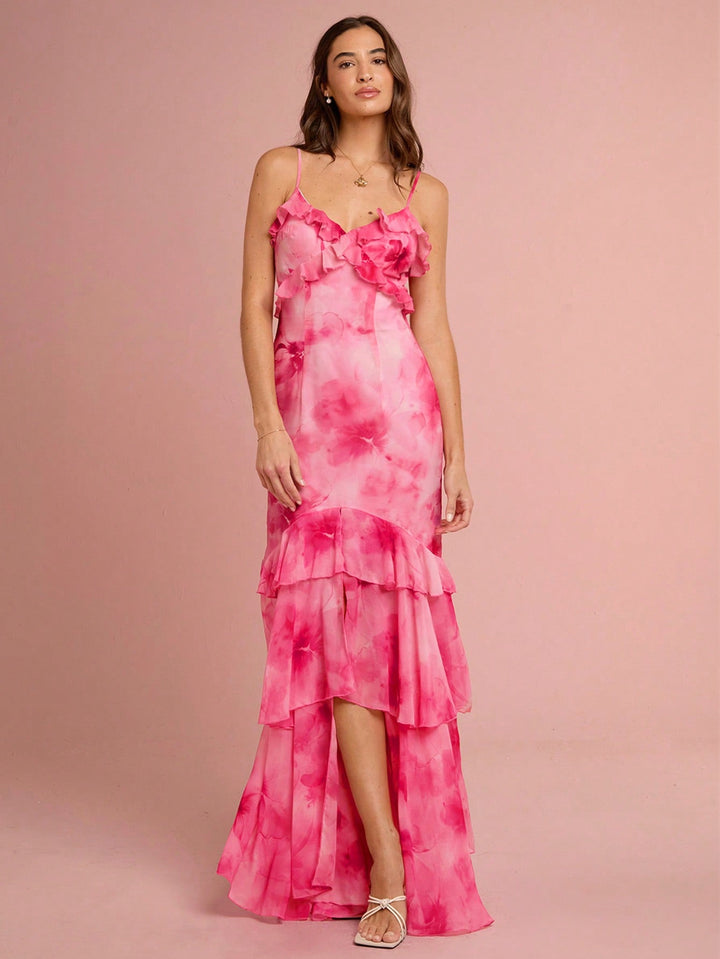 Rochie maxi SHEIN, roz