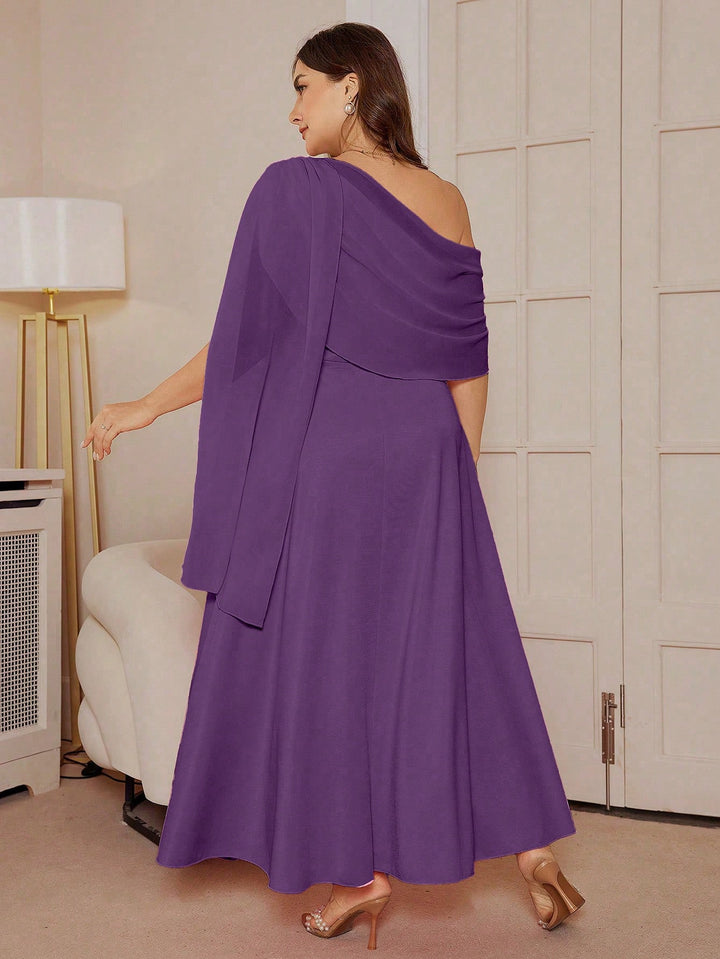 SHEIN midi ruha, lila