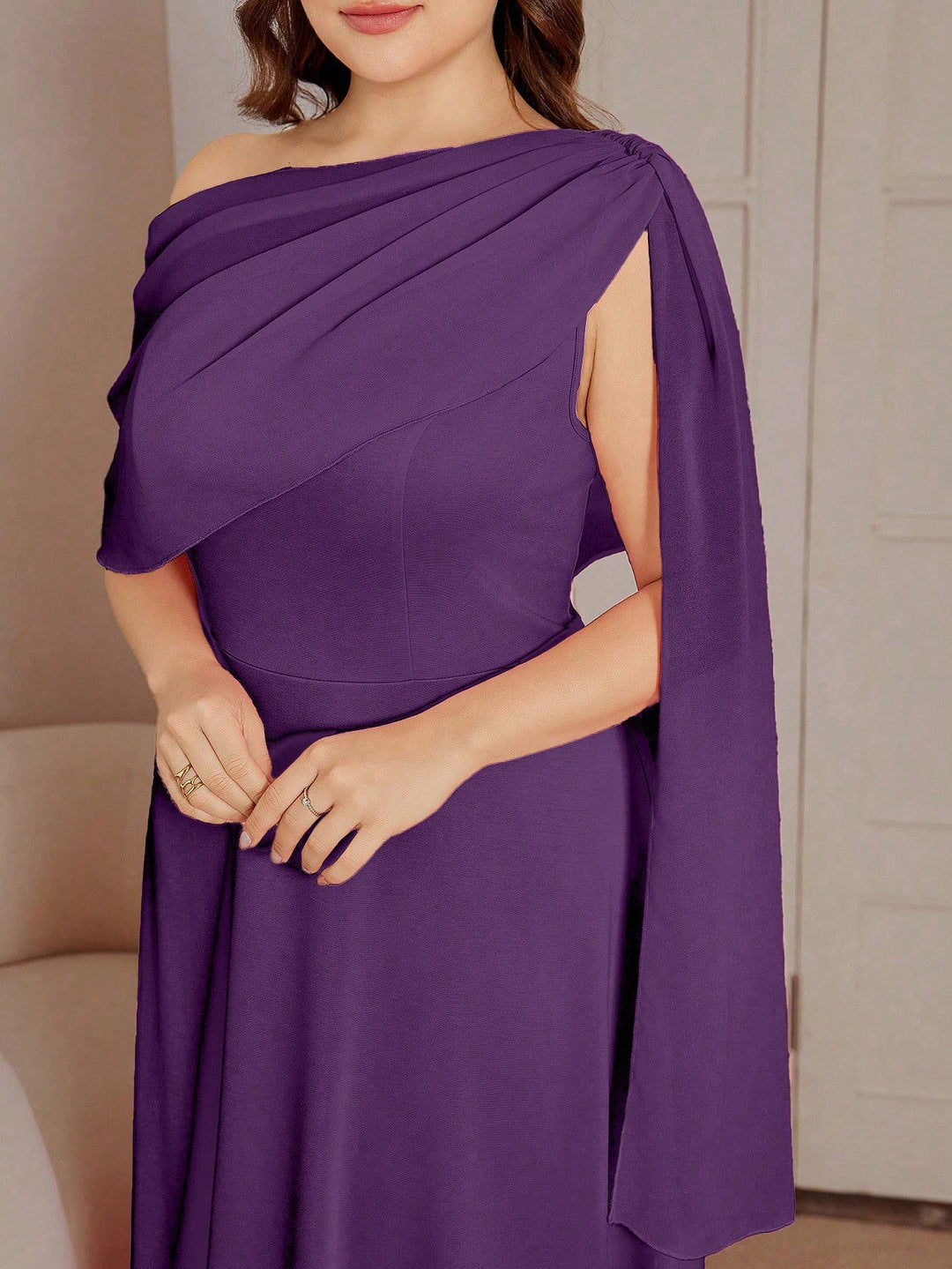 SHEIN midi ruha, lila
