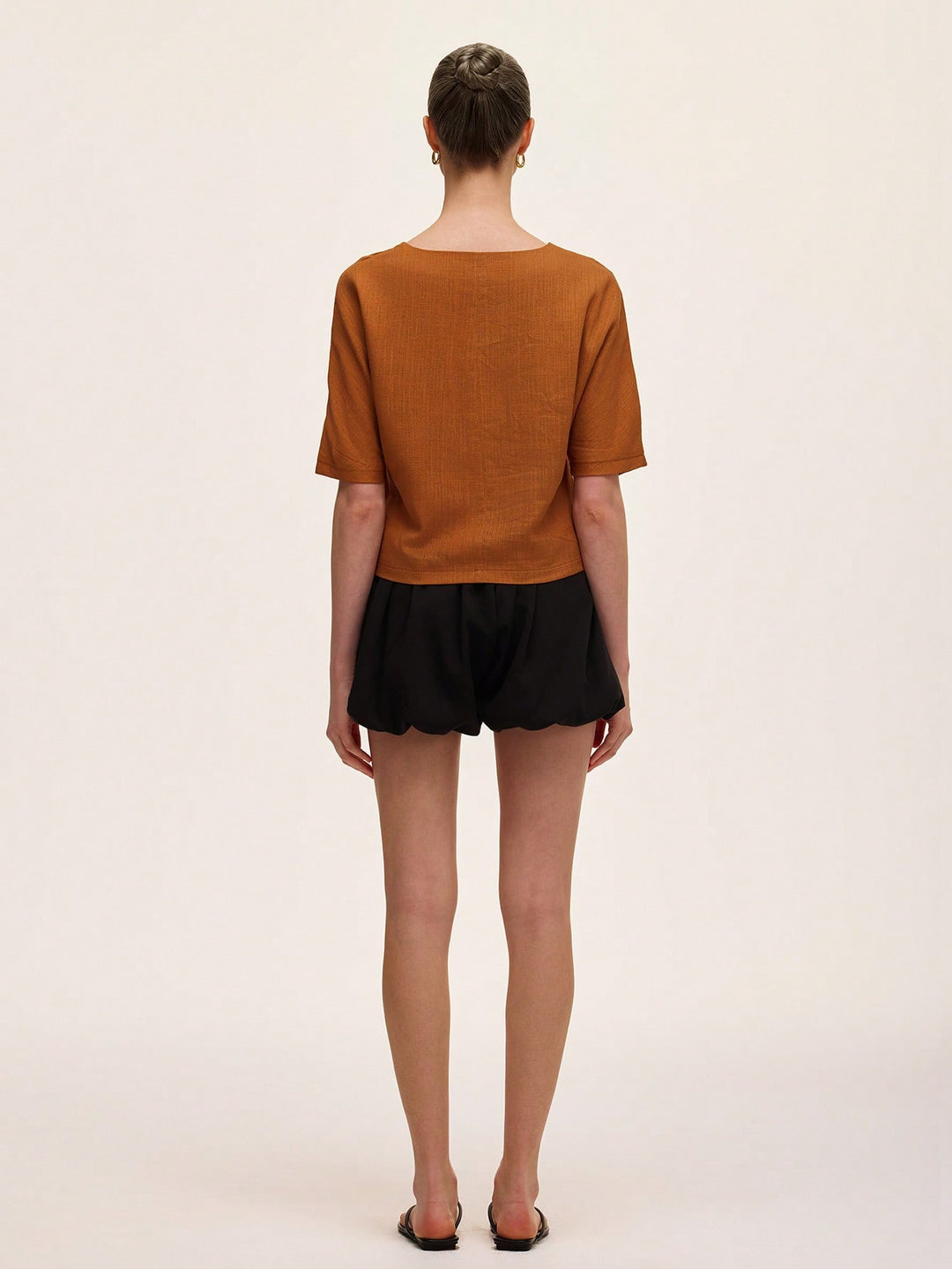 Bluza casual SHEIN, maro
