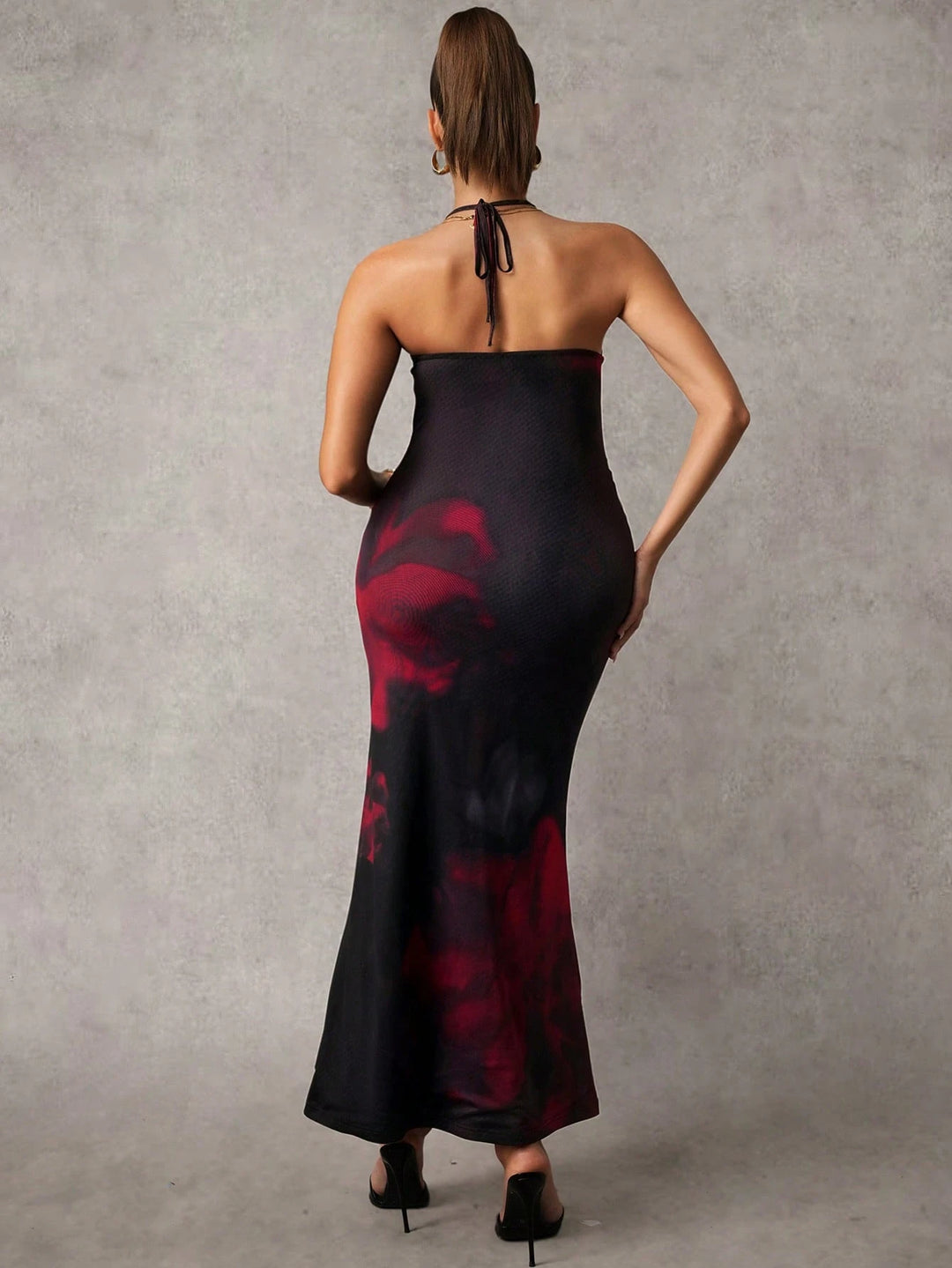 Rochie midi Shein, mix culori