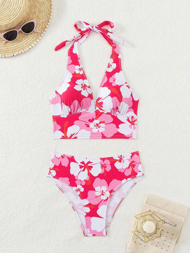Costum de baie SHEIN, mix culori