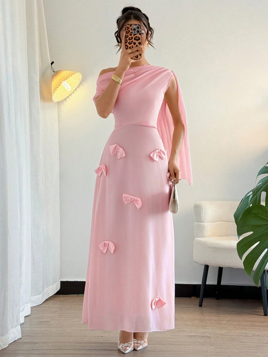 Rochie maxi SHEIN, roz