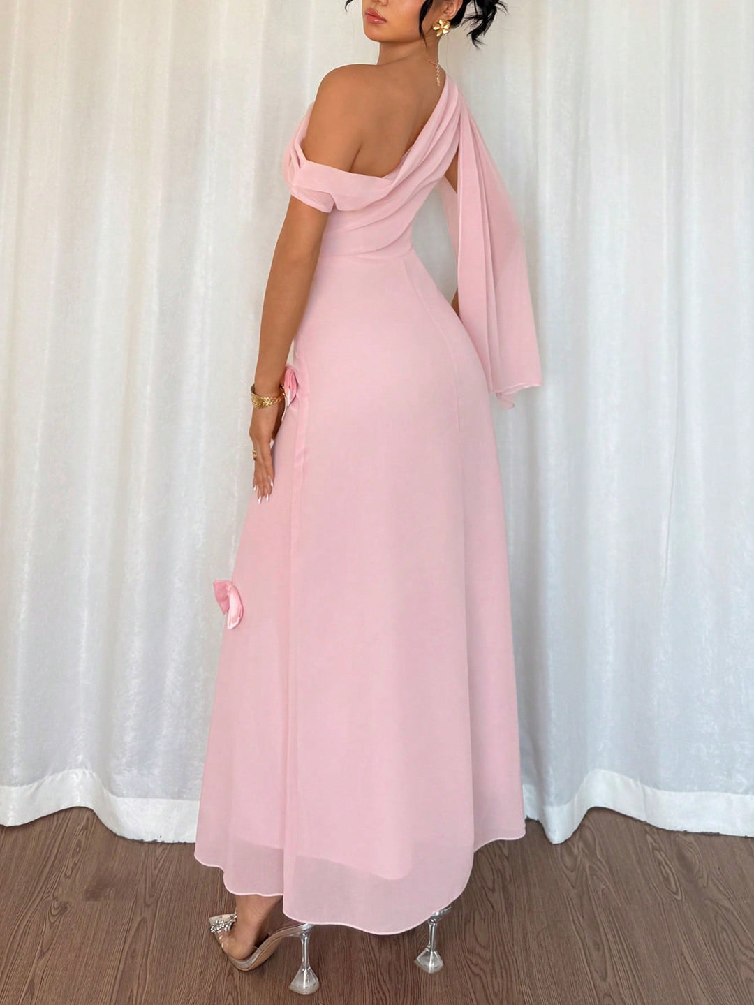 Rochie maxi SHEIN, roz