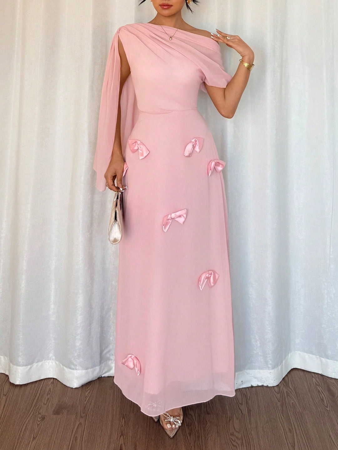 Rochie maxi SHEIN, roz