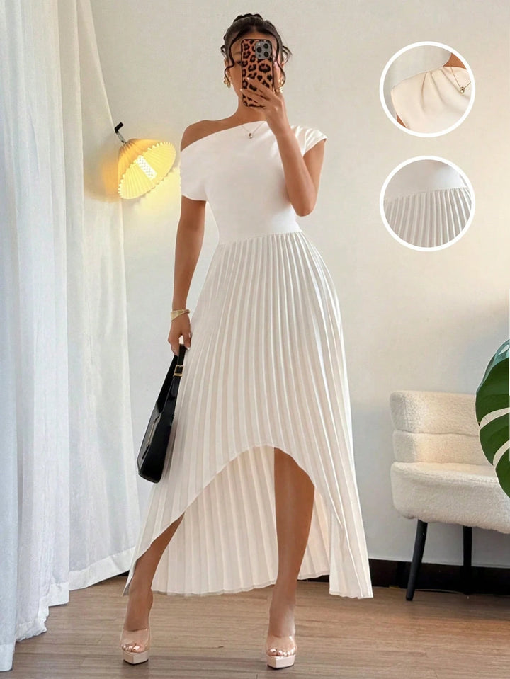 Rochie maxi SHEIN, crem