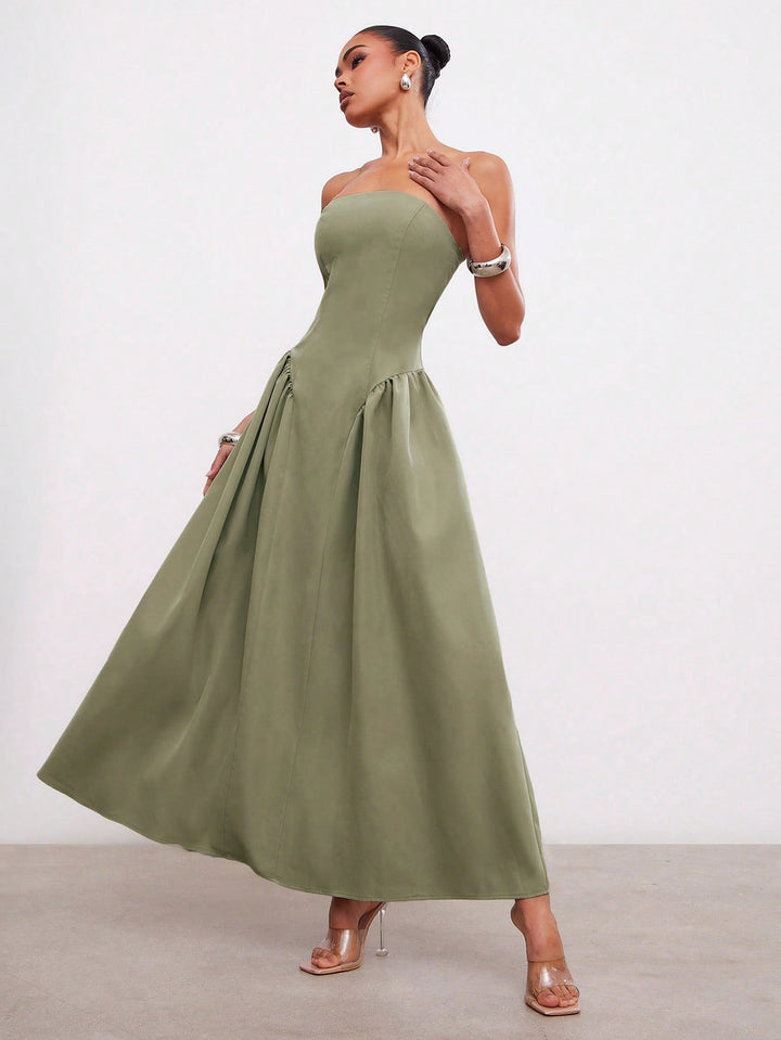 Rochie maxi SHEIN, verde
