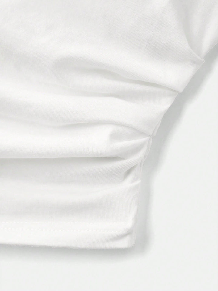 Top SHEIN, alb