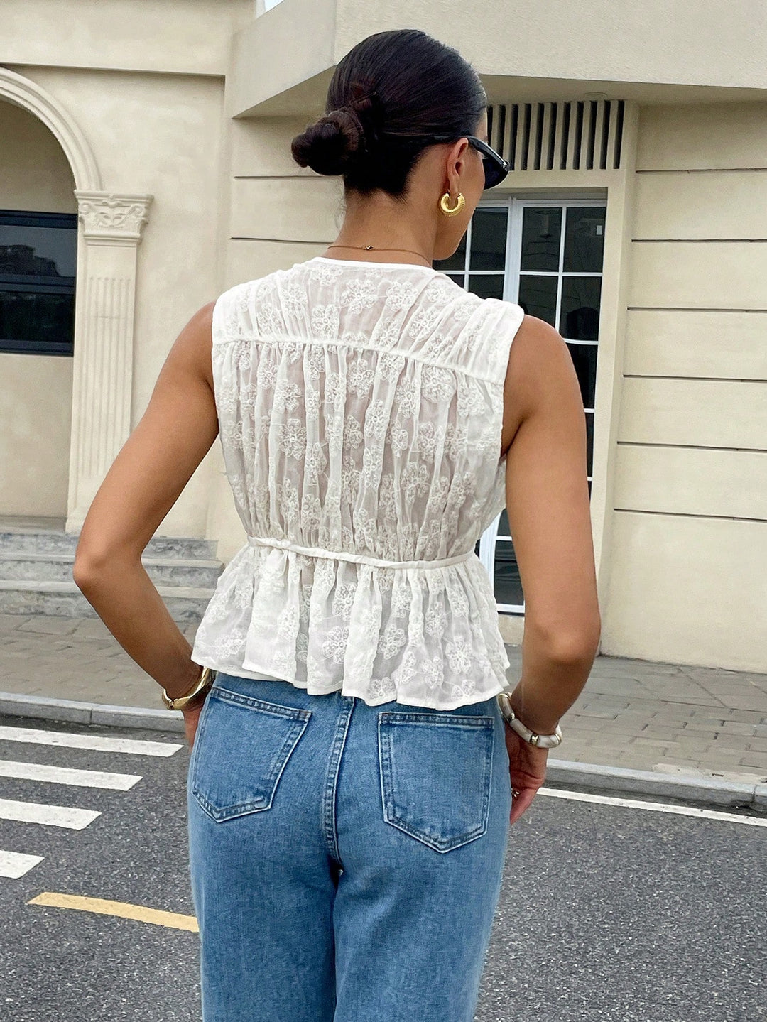 Top SHEIN, crem