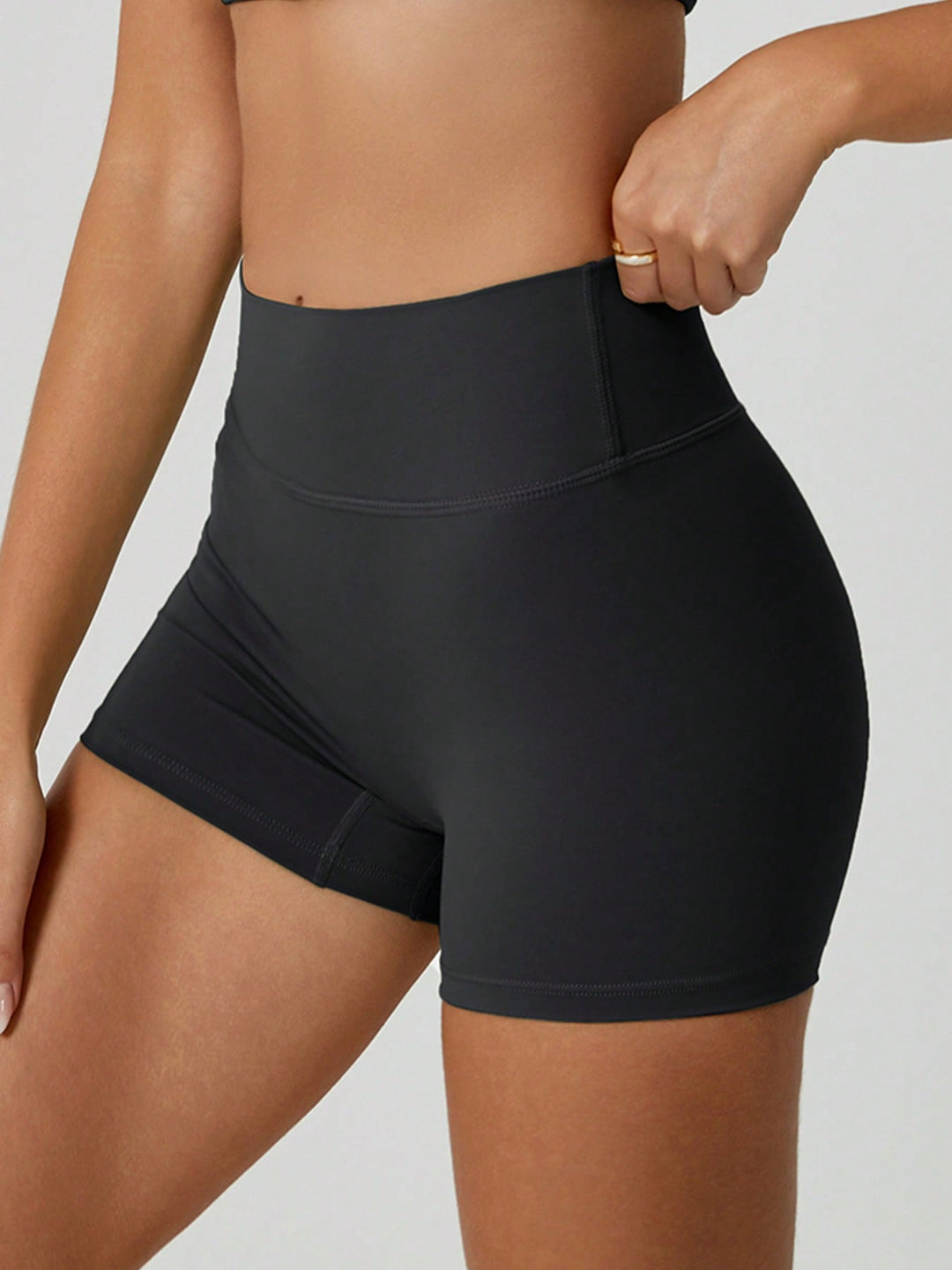 Pantaloni scurți SHEIN, negru