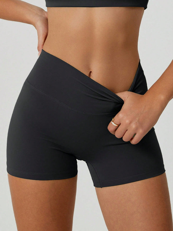 Pantaloni scurți SHEIN, negru