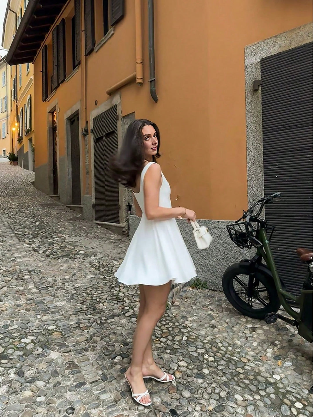 Rochie scurtă SHEIN, alb