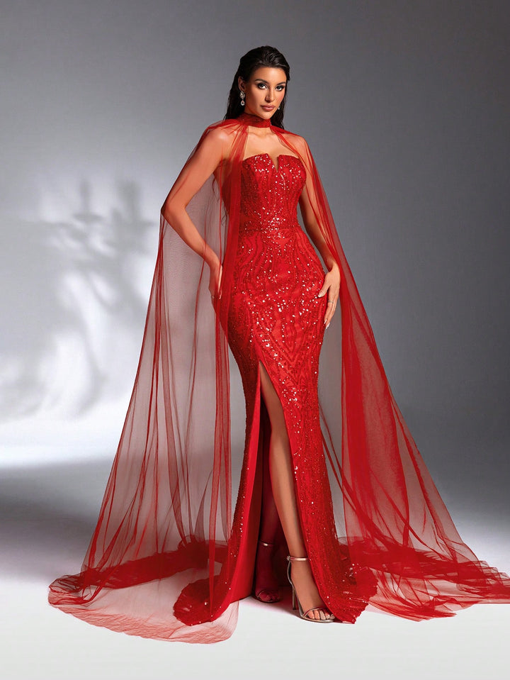 Rochie de ocazie SHEIN, roșu