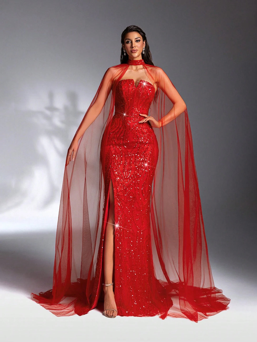 Rochie de ocazie SHEIN, roșu